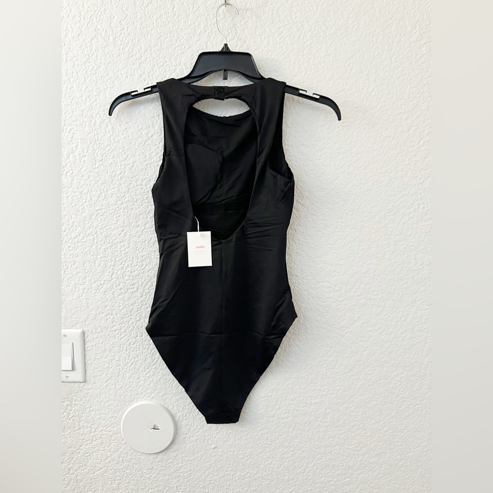 NWT Andie Swim The Corsica One Piece Swimsuit Black - Picture 7 of 8